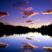 reflectie-natuur-zonsondergang-meer-achtergrond