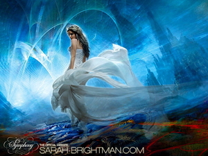 sarah-brightman-schilderen-computergraphics-trouwjurk-achtergrond