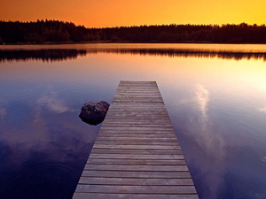 zonsondergang-natuur-reflectie-meer-achtergrond