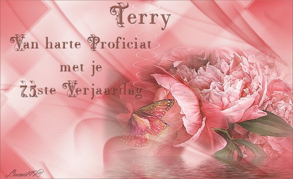 van laurent 1 julli terry jarig