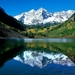 maroon-bells-bergen-natuur-reflectie-achtergrond