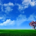natuur-blauwe-groene-wolken-achtergrond