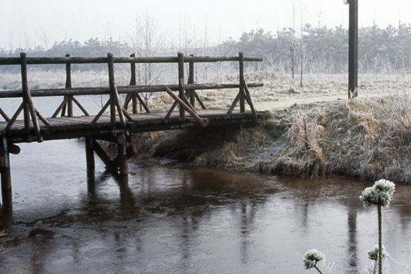 IJs onder het brugje.  februari, 1984