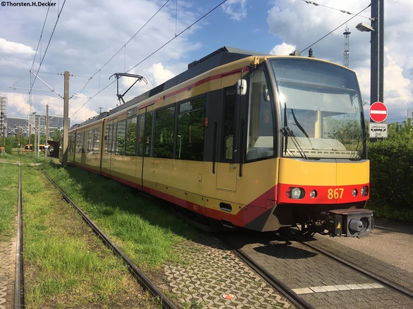 867 Albtalbahnhof Karlsruhe 04.05.2022