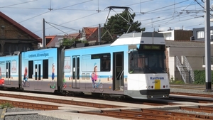 Haan aan Zee, én bij de stelplaats in Knokke-Heist waar BN-trams