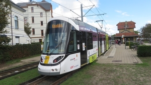 Haan aan Zee, én bij de stelplaats in Knokke-Heist waar BN-trams