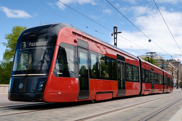 Het jongste trambedrijf in Finland is te vinden in de stad Tampè