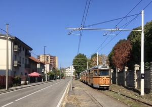 interlokale tram Milaan - Limbiate Ospedale 30-09-2022 valt het d