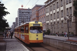 Op 26 juni 1987 de Duisburgse tram-3