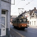 Werkbezoek aan de tram van Henegouwen. In 1984