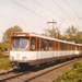 Frankfurt am Main in mei 1980. Duwag P8 699 op route 22 naar Neu 