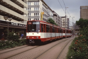 Op 26 juni 1987 de Duisburgse tram-2