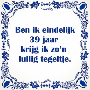 Lullig tegeltje