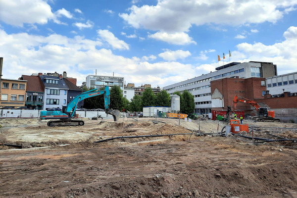 ROESELARE-Bouw Nieuw Stadshuis