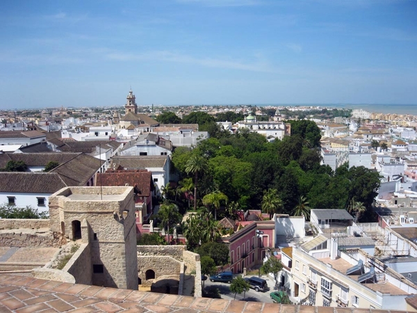 2B Sanlucar oude stad, zicht