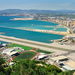 4 Gibraltar _luchthaven, _startbaan met dwarsweg