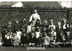 Kleuterschool Meisjes en Jongens Asper met jean-pierre  +-1957 jp