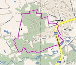 wandeling westerlo1 - DE ROUTE