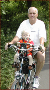 Henk met Mathijs 2003.