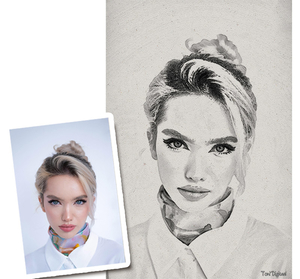 Watercollor tekening