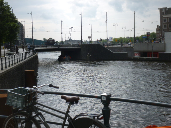 de brug langs het water