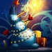 Christmas_snowman_1366x768_netbook