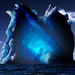 fantasy-desktop-wallpaper-with-man-in-ice-rocks