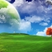 fantasy-wallpaper-with-green-hills-and-a-little-girl-and-red-tree