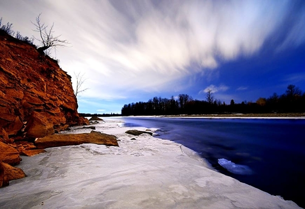 rivier-natuur-wolken-meer-achtergrond