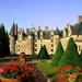 frankrijk-kasteel-middeleeuwse-architectuur-bloemen-achtergrond