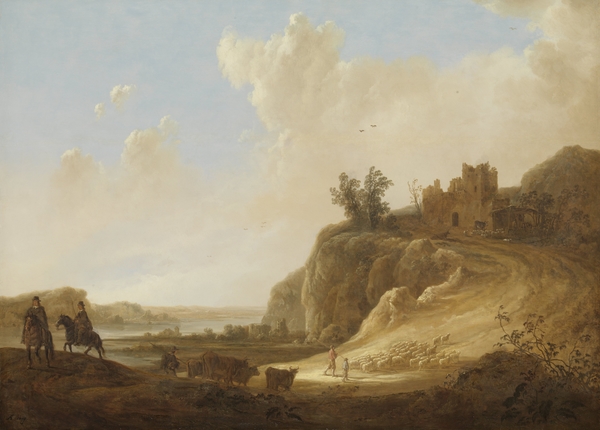 Aelbert_Cuyp_-_Bergachtig_landschap_met_kasteelruïne