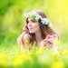 Beautiful-Girls-With-Flowers-Field-Wallpapers