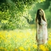 Beauty-Girl-In-Garden-Wallpaper