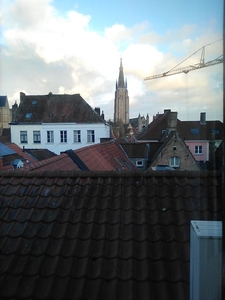 torens in stad brugge