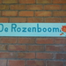A Huis De Rozenboom opschrift