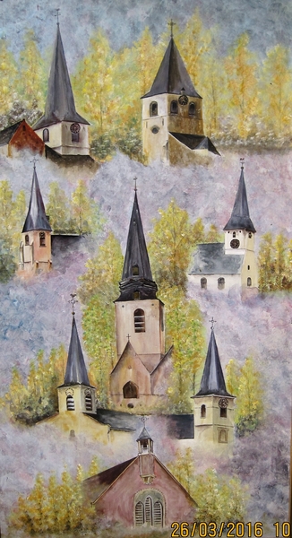 W Schilderij 8 kerken 3