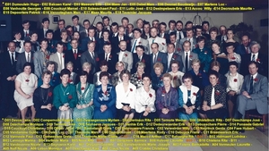 Klasgenoten Gullegem 1946 - Foto 1986