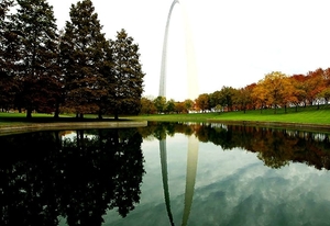 reflectie-natuur-architectuur-boog-achtergrond