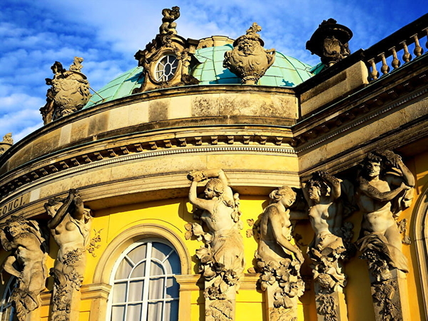 sanssouci-park-potsdam-beeldhouwwerk-duitsland-achtergrond