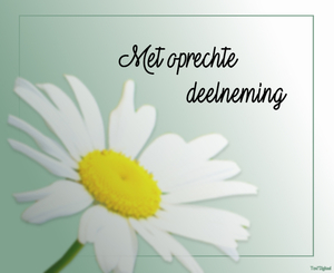 oprechte deelneming