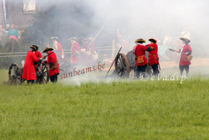 Herbeleving van de veldslag bij Oudenaarde 1708