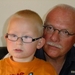 Sven met Opa B.