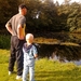 Sven met Papa.