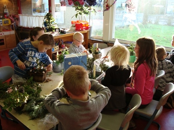 Kerst op school.