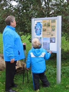 Sven met Oma.