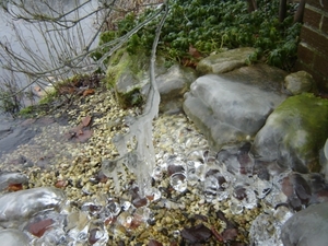 Bevroren watervalletje