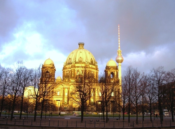 Berliner Dom, avondlicht
