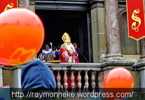 Aankomst van de Sint