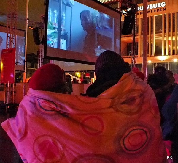 Valentijn op het Theaterplein.