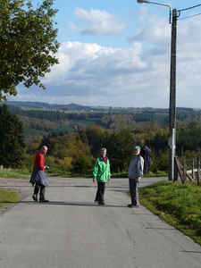 start van de wandeling